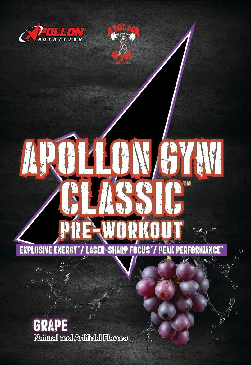 Apollon Gym Classic Pre-Workout Single Serve - Image 7