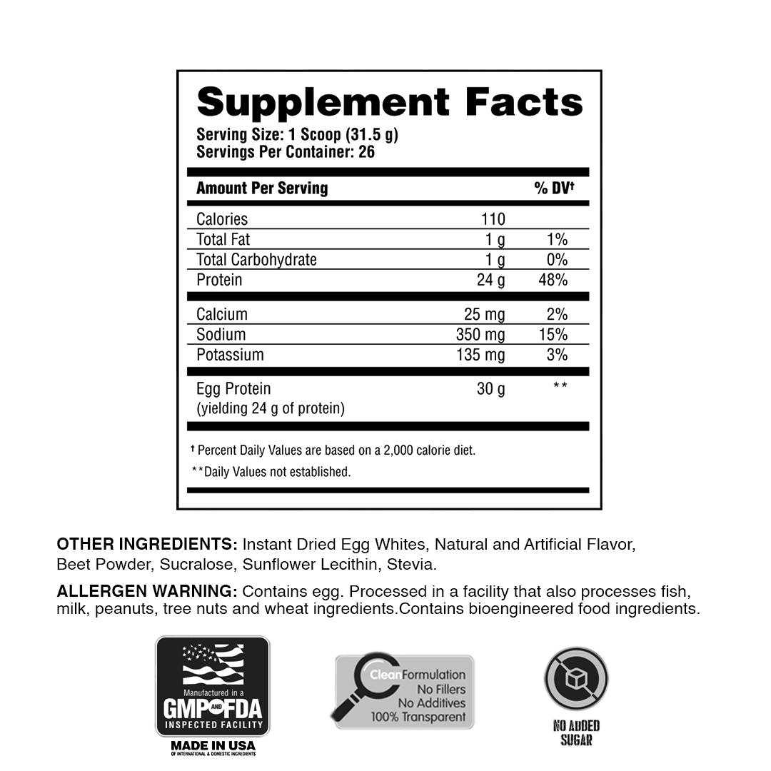 Egg-cellent  - Premium Grade Pure Egg Protein Powder - Image 4