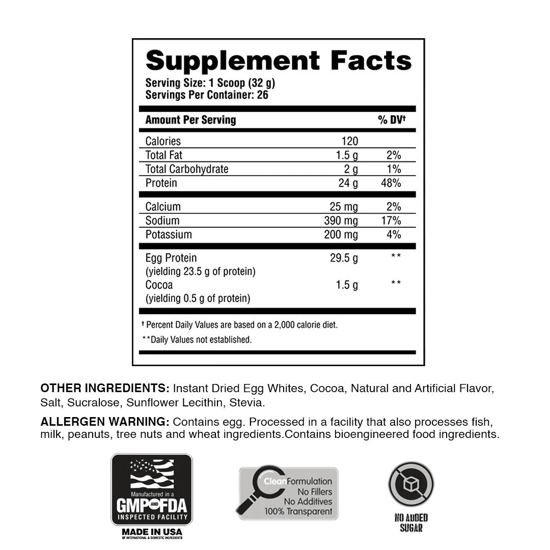 Egg-cellent  - Premium Grade Pure Egg Protein Powder - Image 6